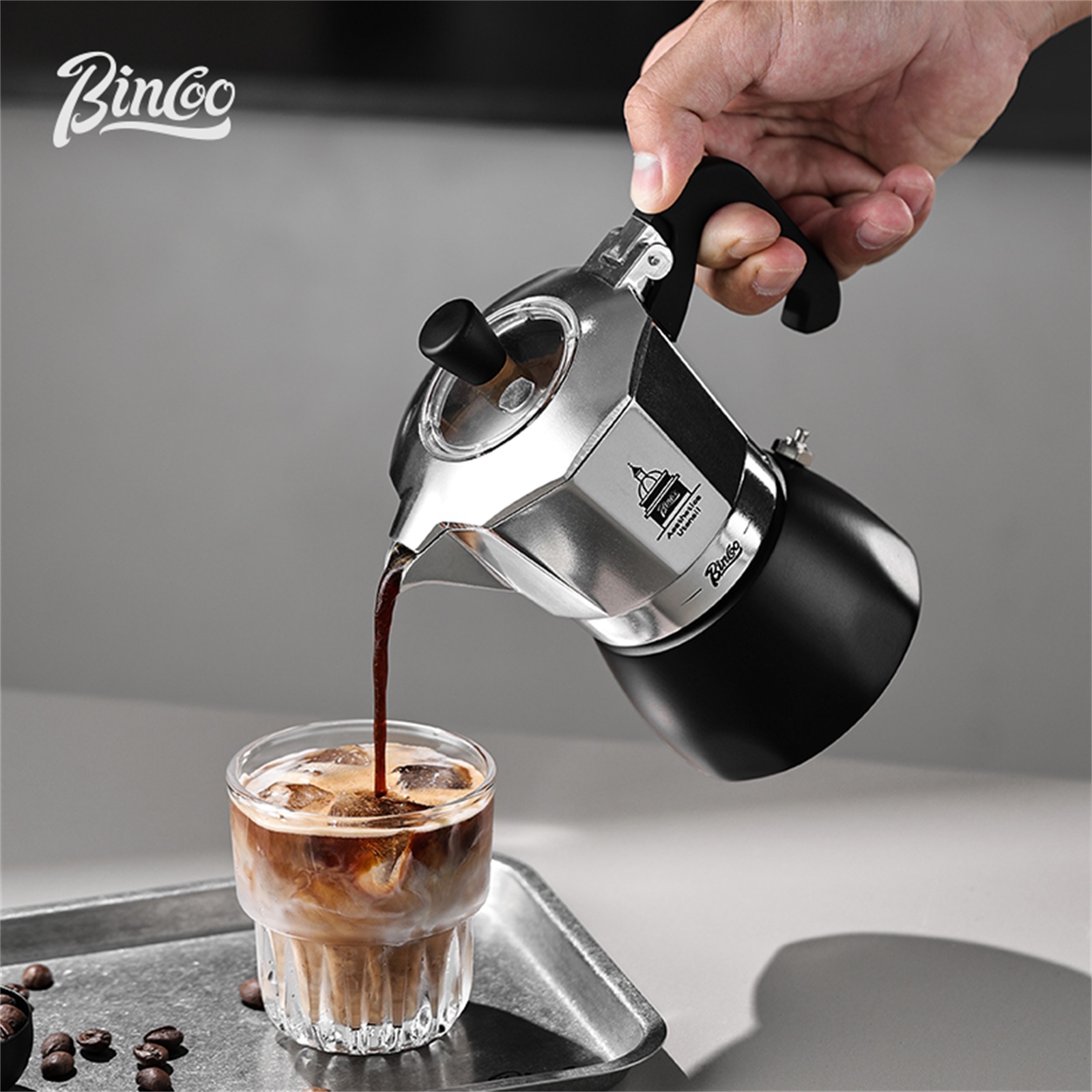 Coffee Equipment Set - BINCOO Double Valve Moka Pot，Espresso Extraction