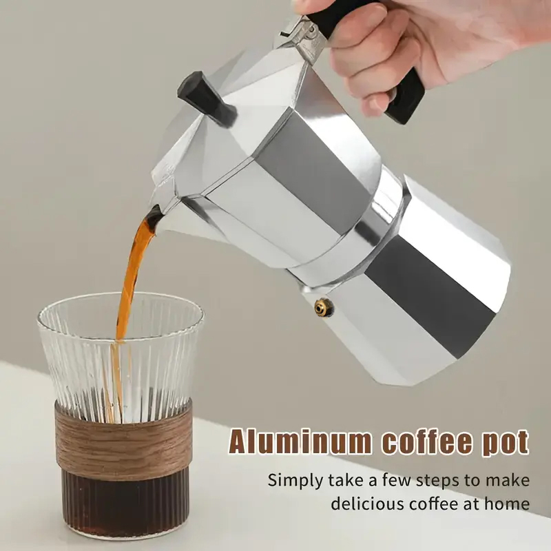 Coffee Equipment Set - Classic Aluminum Moka Pot 50-300ML Household