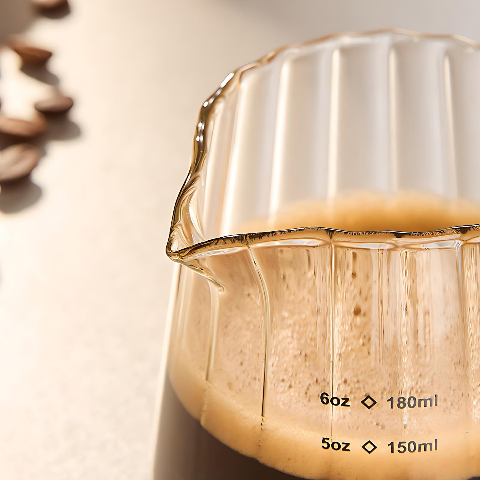 OANKR 6 oz Glass Measuring Cup - đánh giá và giá Espresso Shot Glass