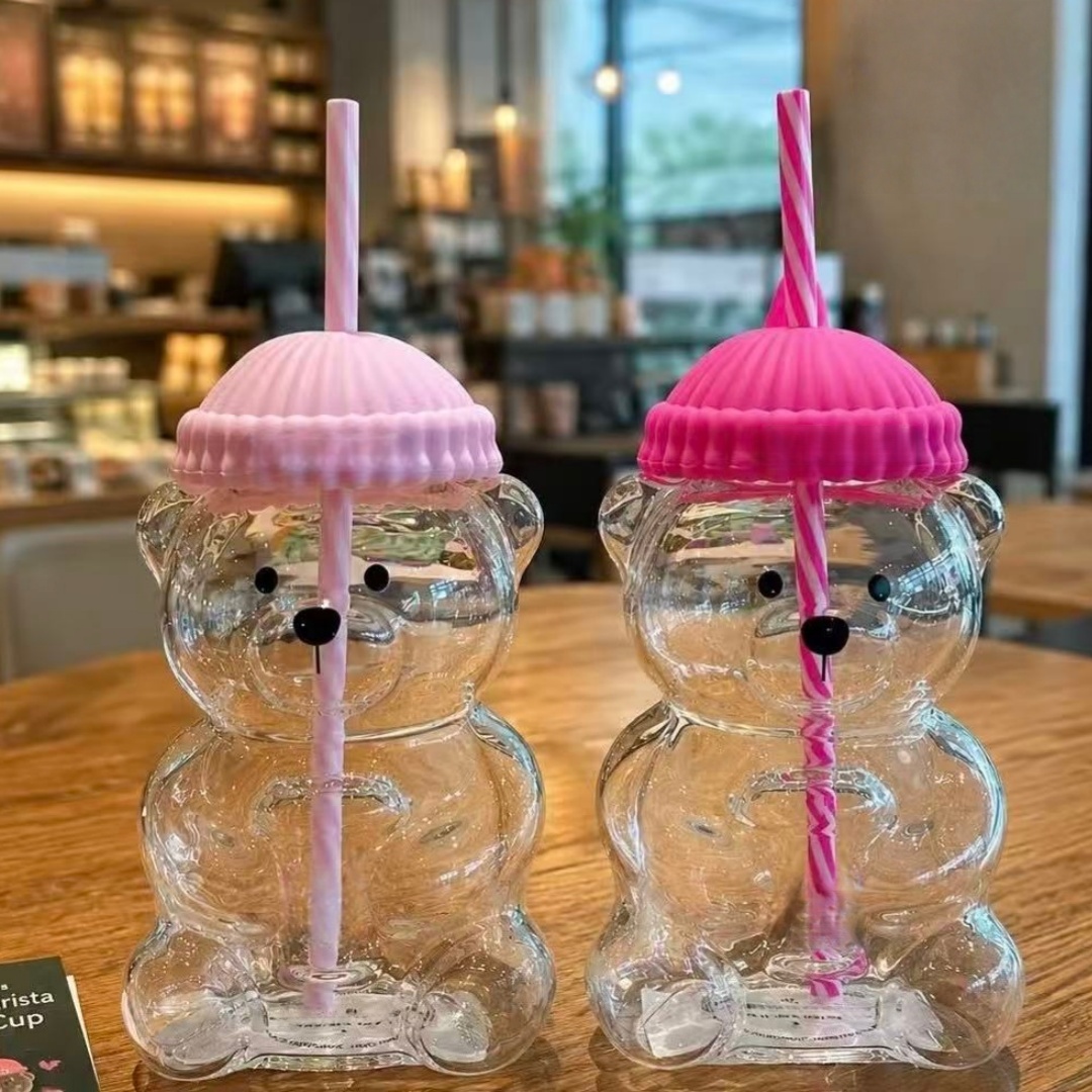 Bk Bear Shaped Glass Straw Cup - đánh giá và giá Espresso Shot Glass