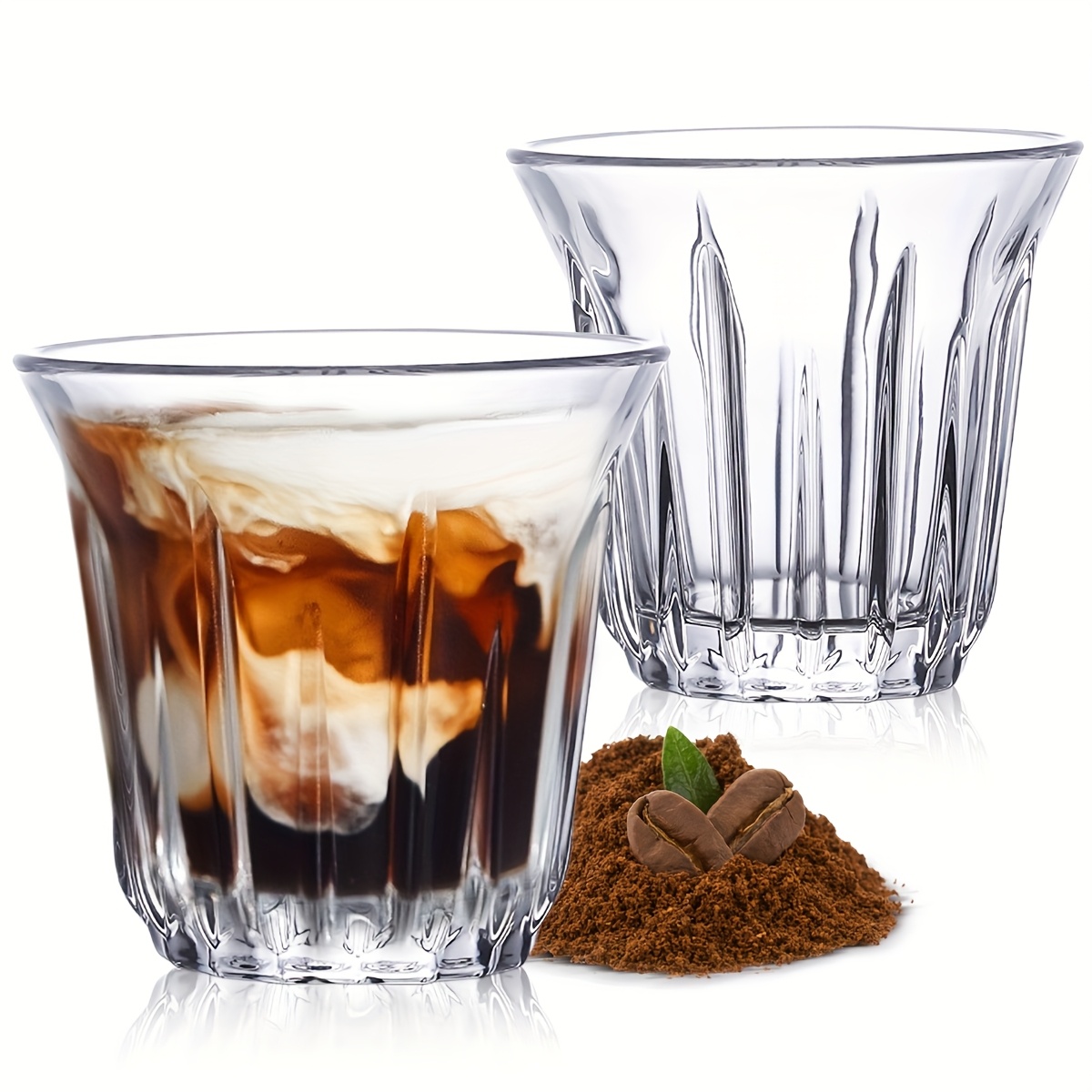 2 Pack Espresso Cups, Clear Gl - đánh giá và giá Espresso Shot Glass