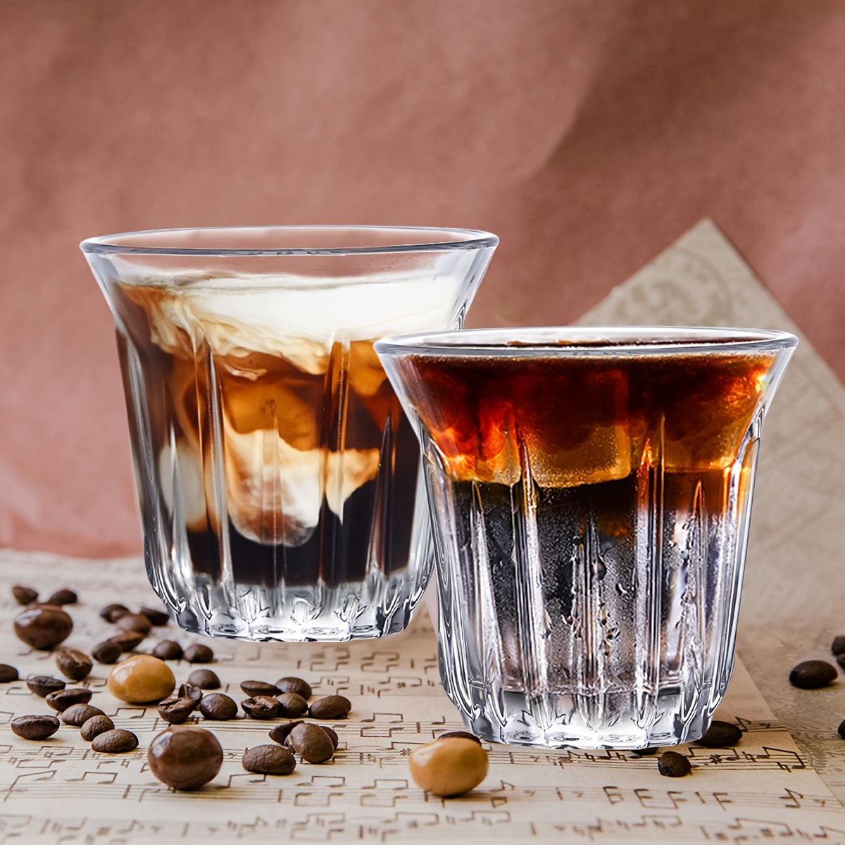 2 Pack Espresso Cups, Clear Gl - đánh giá và giá Espresso Shot Glass