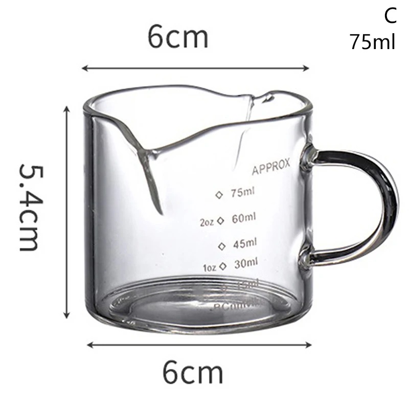 1/2pcs Espresso Cups 2.5oz Esp - đánh giá và giá Espresso Shot Glass
