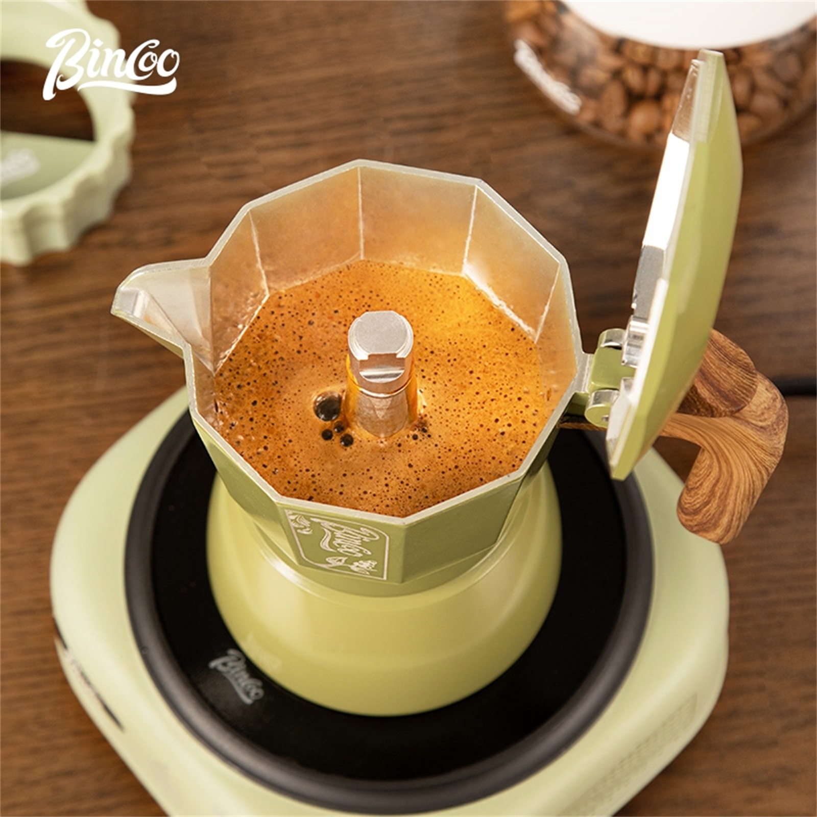 Bincoo Premium Moka Pot Set 6  - đánh giá và giá Coffee Equipment Set