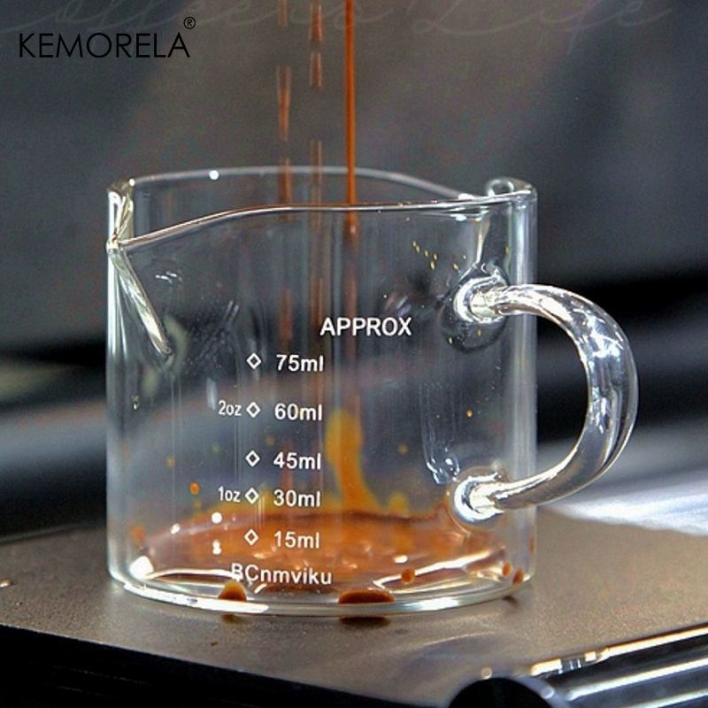 75/150ML Glass Measuring Cup W - đánh giá và giá Espresso Shot Glass