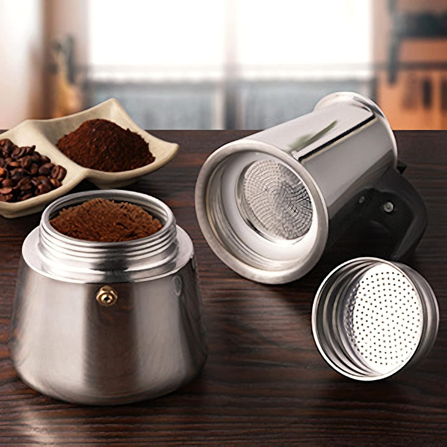 4/6/9 ly Moka nồi Caffe máy Es - đánh giá và giá Coffee Equipment Set